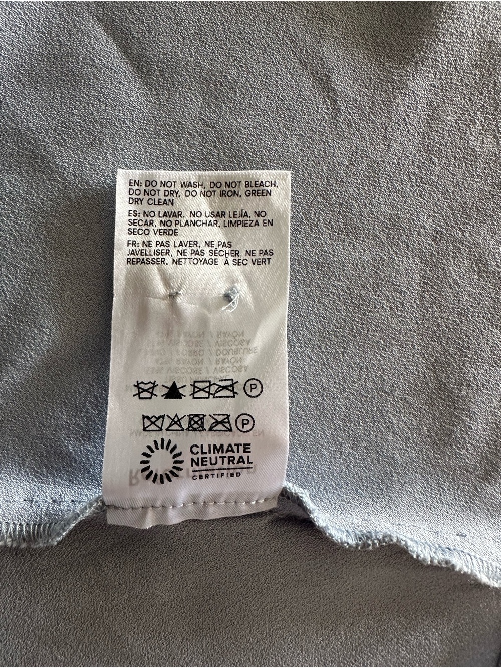 Reformation Pale Blue Square-Neck Midi Viscose and Rayon Dress sz 8 - Picture 9 of 9